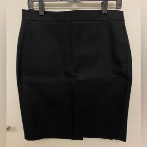 NWT J. Crew black pencil skirt